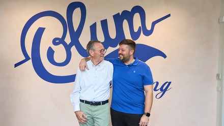 Karl-Heinz Blum mit seinem Sohn Maximilian