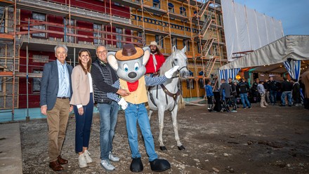 Jürgen, Ann-Kathrin und Roland Mack