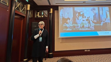 Vortrag von Astrid Nogaitzig auf der Chefs Value Stage