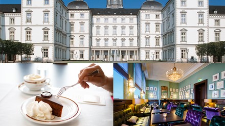 Althoff Grandhotel Schloss Bensberg, Original Sacher-Torte, Salvador Dalí Bar