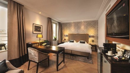 Zimmer des Hotel Maximilian’s