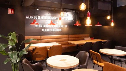 Gastraum eines Restaurants von Mangal Döner