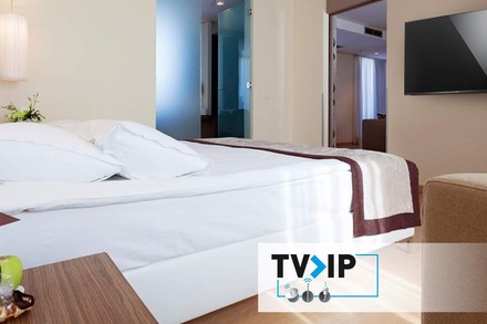 Panasonic präsentiert smartes Hotel-TV auf der ANGA COM
vom 12. bis 14. Juni 2018. (Foto: obs/Panasonic Deutschland)
Smartes Hotel