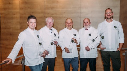 Die Sieger des Laurentius 2025: Jesco Schambach, Frank Müller, Maik Delling, Bernd Helm, Sebastian Hölscher.