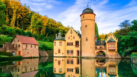Wasserschloss Mespelbrunn im Spessart