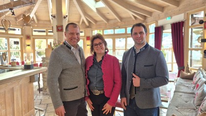 Frank Ehrhard, Sigrid Ehrhard und Florian Panholzer