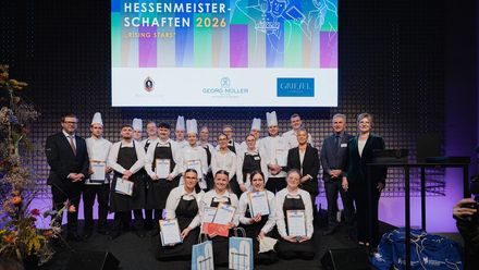 Siegerehrung 42. Hessenmeisterschaften in den gastgewerblichen Ausbildungsberufen