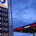 Tankstelle mit Preisen
