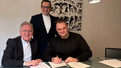 Sven Schwarz, Branislav (Branko) Cucic und Unternehmensgründer Frank Schwarz