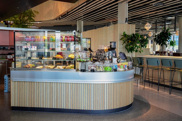 Kaffeebar in der Aldi-Süd-Zentrale
