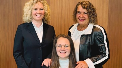 Alexandra Schulz, Ines Stein und Jennifer Ivan