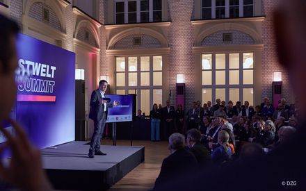 TIC-Präsident Markus Tressel beim Gastwelt Summit