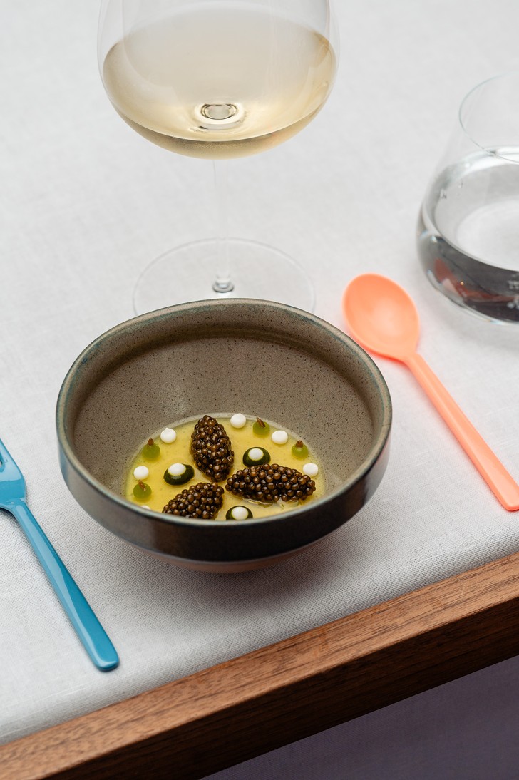 Sprotte mit Gurke und Imperial Kaviar