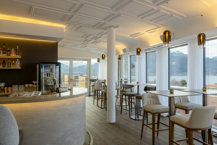 Bar-Lounge des Hotels Caro & Selig am Tegernsee