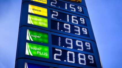 Preise an einer Tankstelle