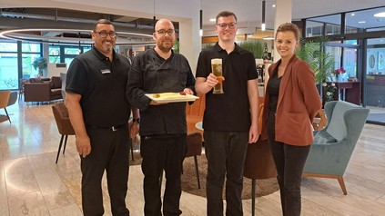 Pablo Armas Verde, Christopher Krause, Tom Wahle und Jessica Rügge
