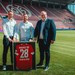 Jonas Querl (Manager Sales Infornt Sport), David Lemper (Area General Manager MAA Hotel Mainz) und David Schössler (Direktor B2B beim FCV)
