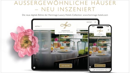 Neuer Markenauftritt der Hommage Luxury Hotels Collection