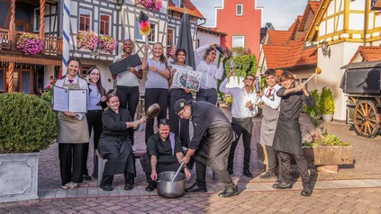 Die neuen Auszubildenden im Seehotel Niedernberg