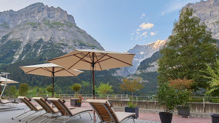 Poolbereich im Sunsatr Grindelwald