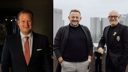 Friedrich von Schönfeldt, Alex Ursenau und Micky Rosen