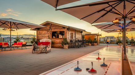 Rooftop-Terrasse Hotel Cloud 6