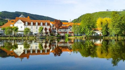 Außenansicht Privathotel Dr. Lohbeck Landhaus zu den Rothen Forellen