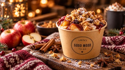 Crumble im Becher
