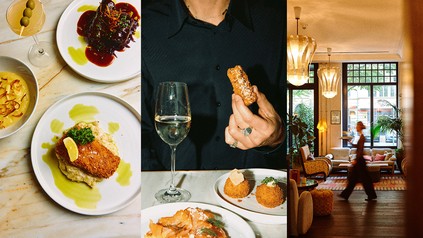 Food und Kellnerin