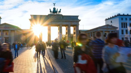 Spring at Brandenburg Gate
