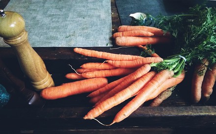 Ein Bund Möhren