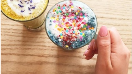 Einhorn Latte