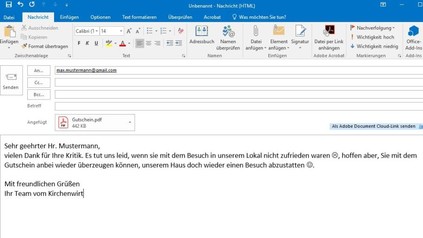 E-Mail mit Smileys