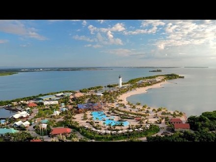 Harvest Caye in der Karibik