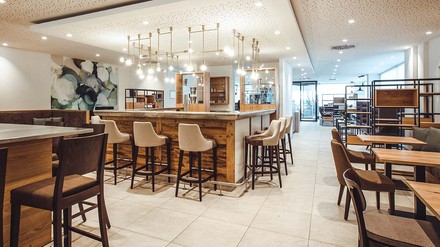 Bar & Restaurant im Wyndham Garden Munich Messe. (Foto: © „Wyndham Garden Munich Messe“)