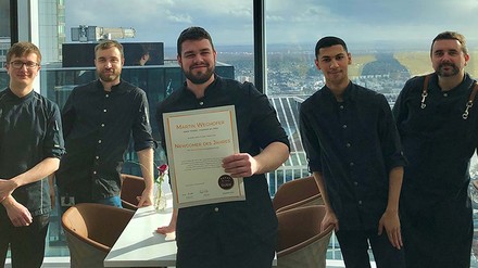 Ausgezeichnet: Martin Weghofer ist Newcomer des Jahres. (Foto: © Compass Group)