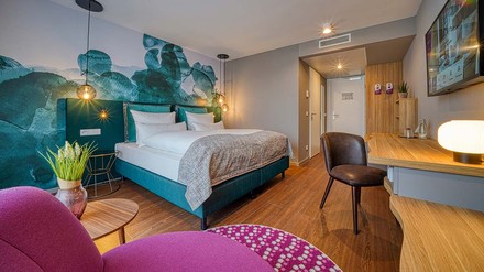 Das FourSide Hotel Freiburg verfügt über 128 Zimmer. (Foto: © Centro Group)