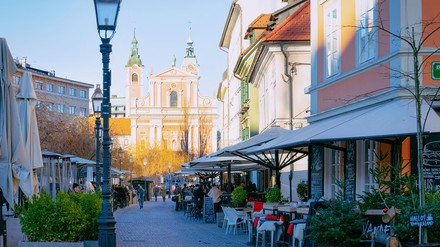 Ein Restaurant in Slowenien