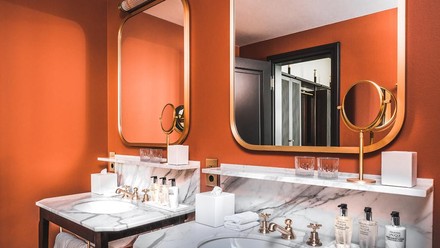 Badezimmer im Ameron Hotel Frankfurt