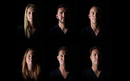 Sandra Aebi, Ernest Bardhoku, Tobias Jaberg, Bettina Jenzer, Dominique Schrotter und Jürgen Sempach präsentieren sich als Teilnehmer am Swiss Culinary Cup 2018