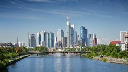 Panorama der frankfurter Innenstadt