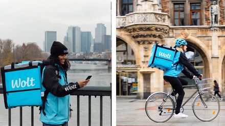 Wolt-Kuriere in Frankfurt am Main und München