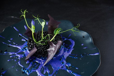 Ein modern angerichtetes Essen