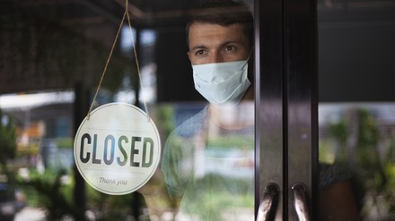 Ein geschlossenes Restaurant