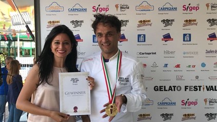 Celal Karaarslan bei der Preisverleihung der Gelato Challange