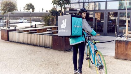 Deliveroo Fahrradkurier