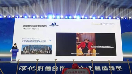 Festakt in China mit Videobotschaft von Dr. Monika Gommolla