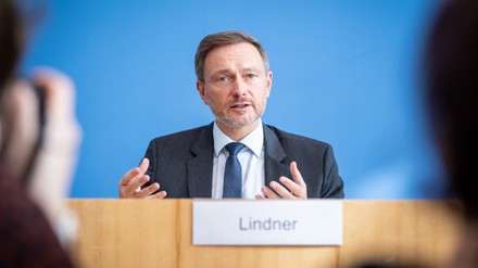 Christian Lindner (FDP), Bundesminister der Finanzen. (Foto: © picture alliance/dpa | Michael Kappeler)
Christian Lindner (FDP), Bundesminister der Finanzen. (Foto: © picture alliance/dpa | Michael Kappeler)