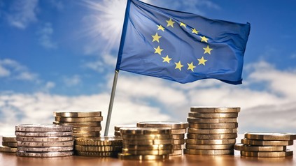 Die Flagge der EU