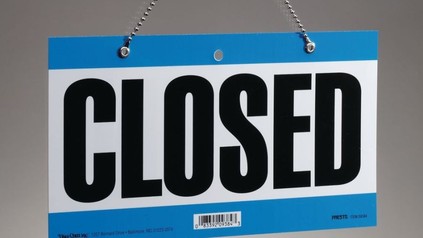 CLOSED Schild